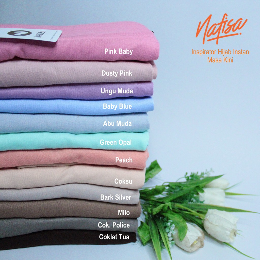 PROMO DISKON !!! ASHA Hijab Instan Bergo Kaos | Jilbab Instan Pad Khimar Syar'i Kerudung Instan Kaos Part 1