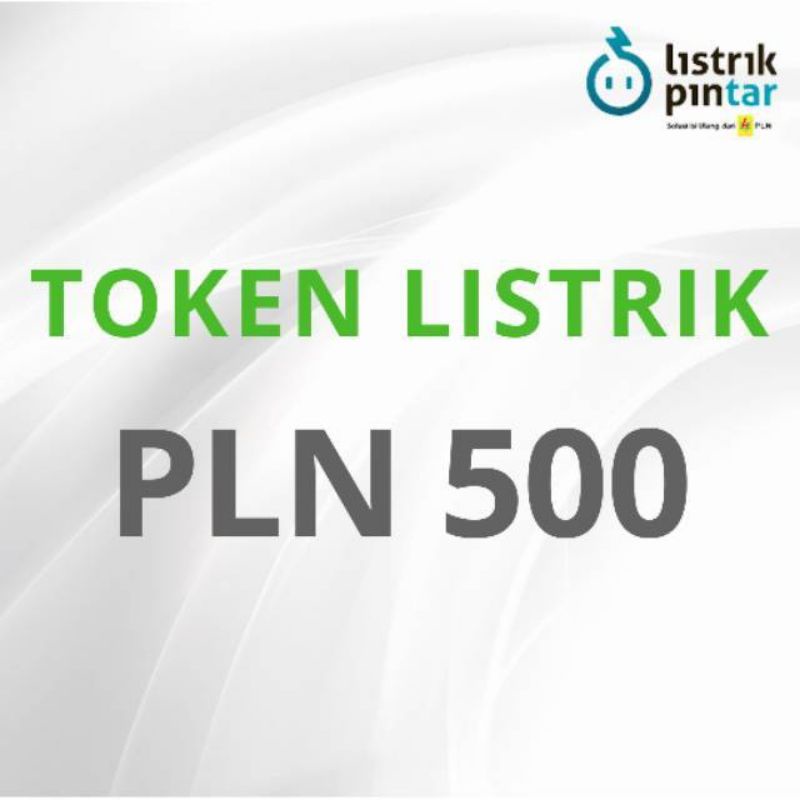 Token Listrik PLN Rp=500Ribu 100% Aman