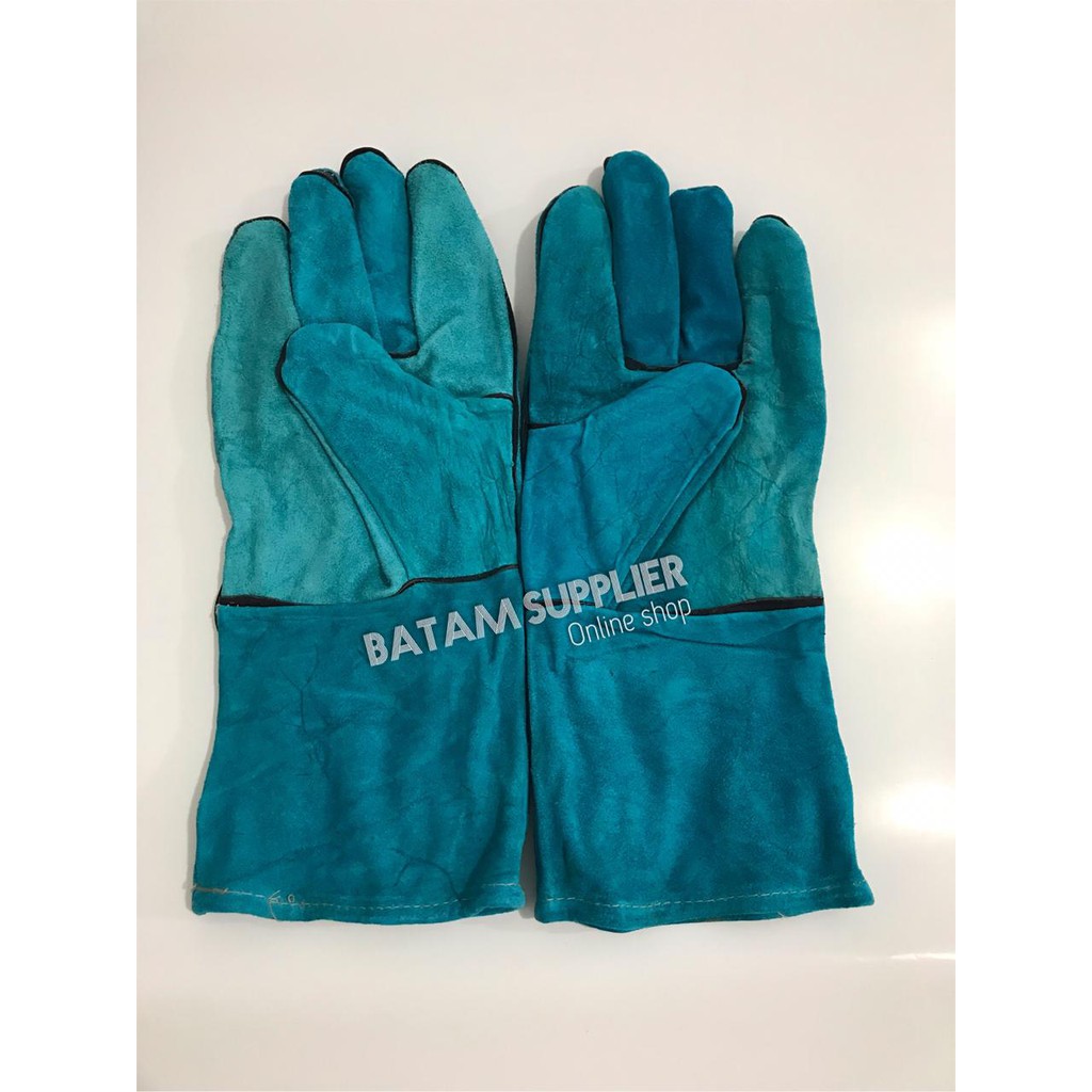 Sarung Tangan Welding Hijau / Welding Glove Green