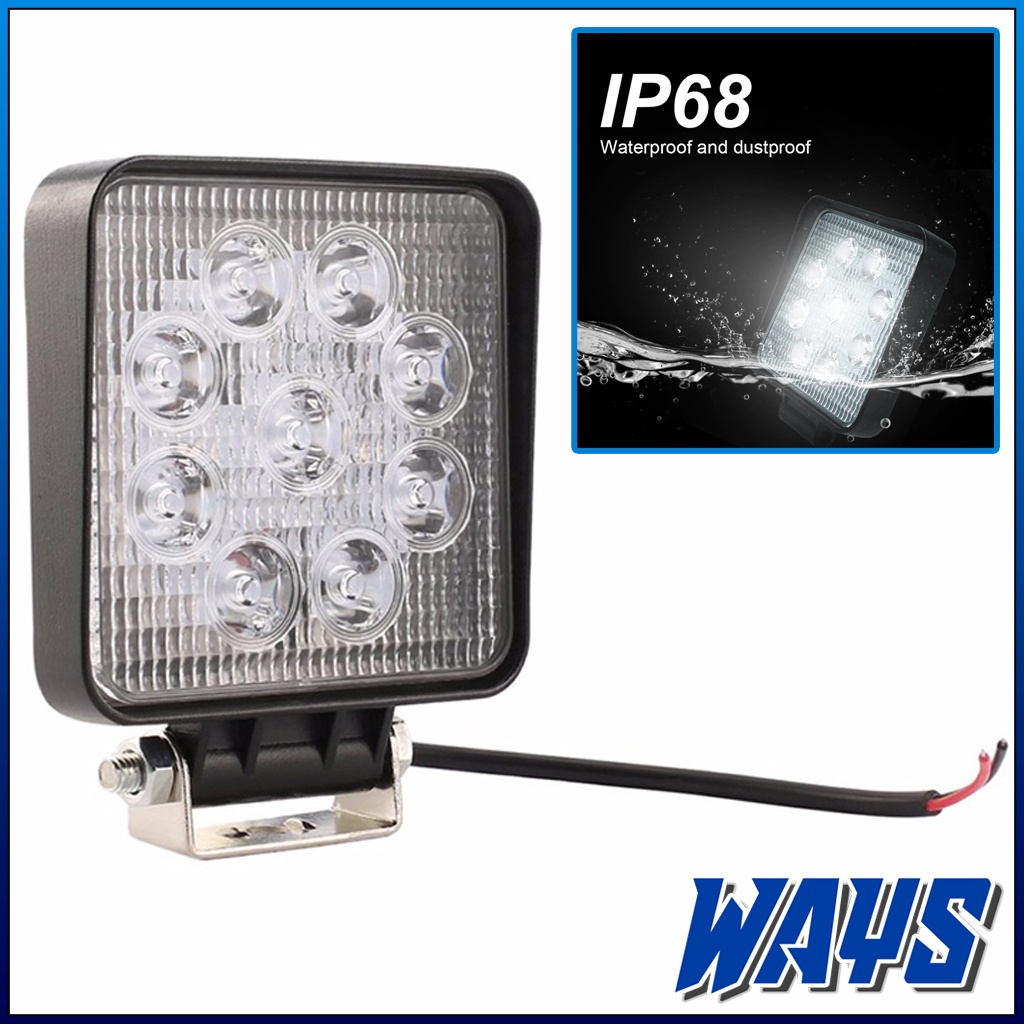 L151 | Lampu 9 LED Sorot Worklamp Mobil Motor Mio Beat Nmax PCX Aerox Vario Xmax ADV CB 150 Vixion