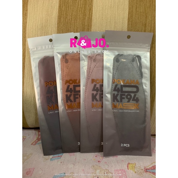 Masker Pokana 4D KF94 Masker Medis KF 94 Earloop 4Ply