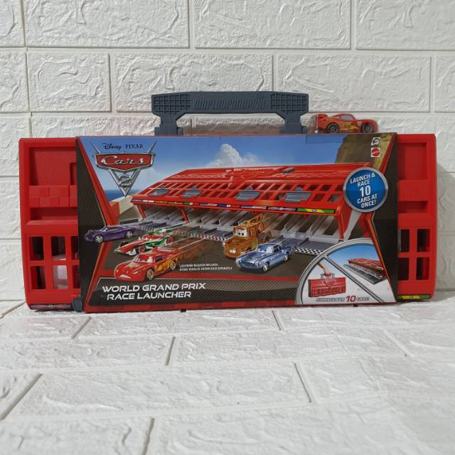 Disney Pixer Cars 2 World Grand Prix Race Launcher