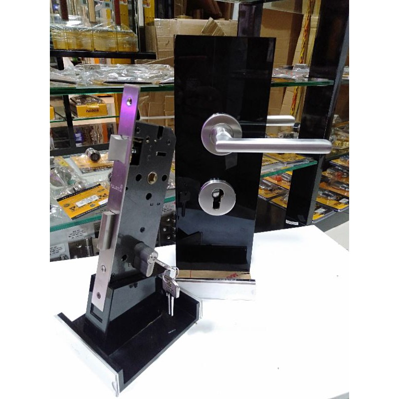 PALOMA HRP 354 MSP 1122 Handle Set Gagang Kunci Pintu Rumah Backset 40MM Silinder 60MM