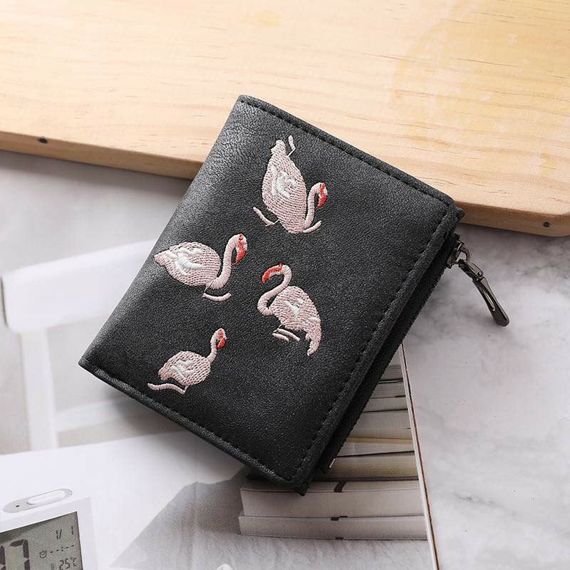 [Bioaqua] Dompet motif flamigo#C182-1