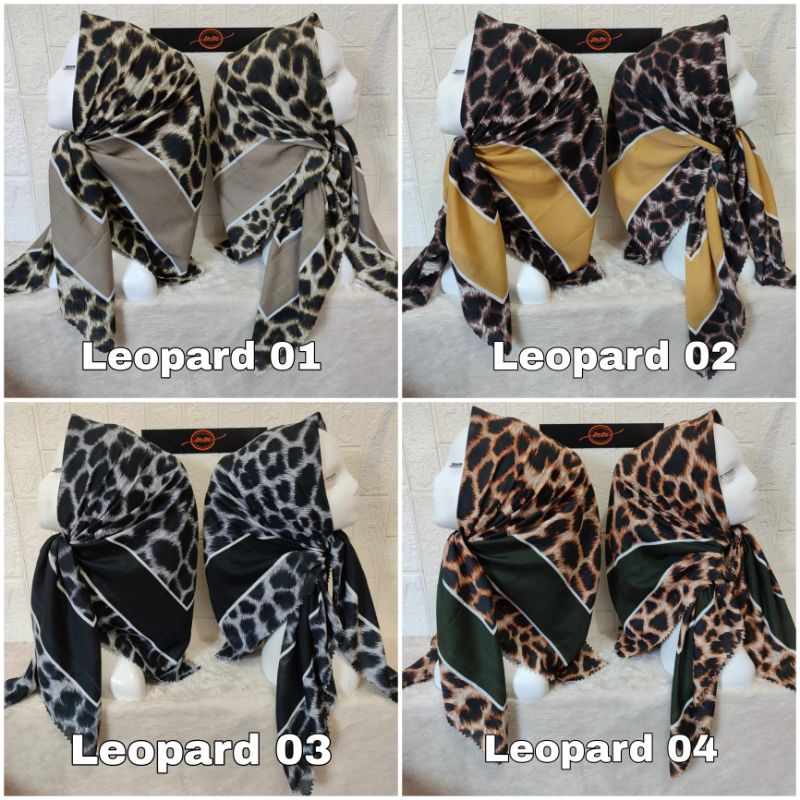 Hijab Segi Empat Motif Leopard By Denay MM