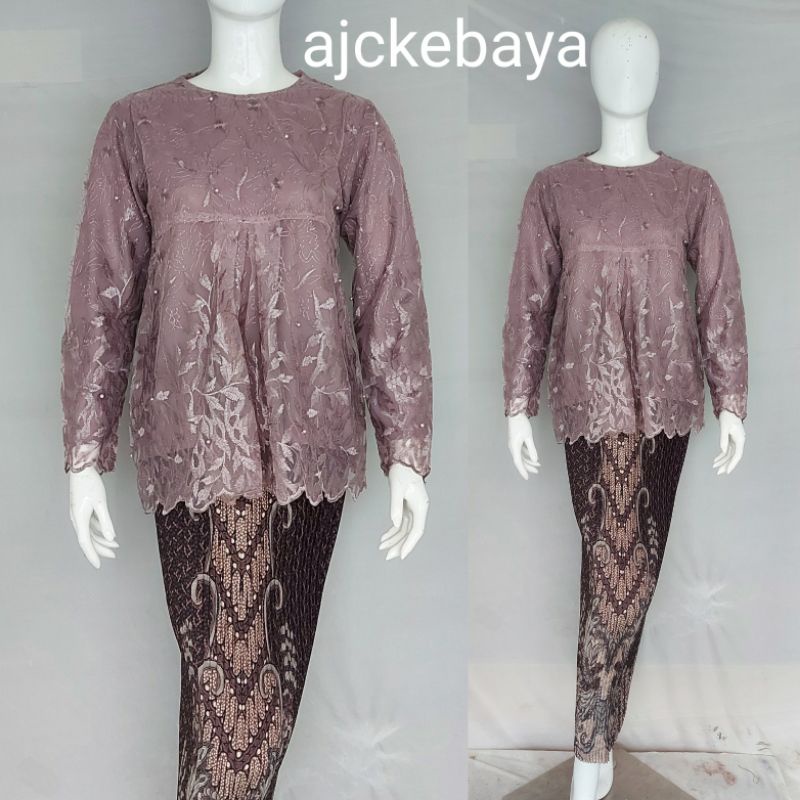 kebaya modren babydool/kebaya wisuda/kebaya terbaru