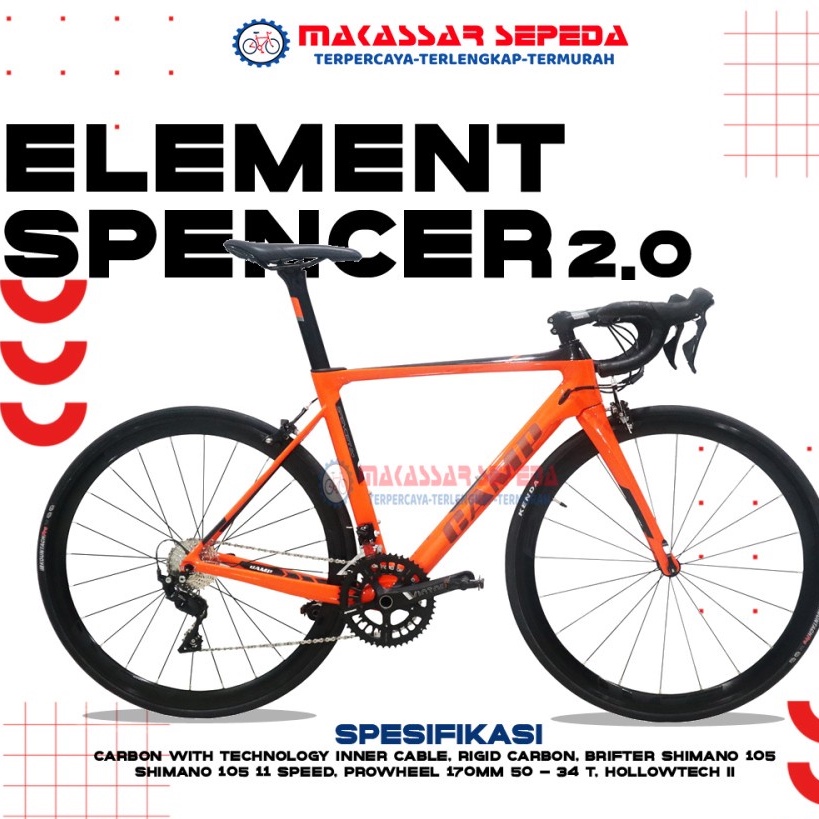SEPEDA BALAP CAMP SPENCER 2.0 700C 2X11 CARBON