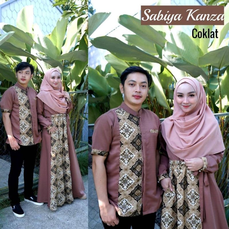 Baju Couple Muslim New Sabiya Batik