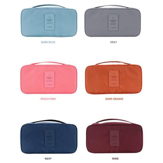Korea Organizer Travel Underware Pouch Tas Tempat Pakaian Dalam Cd Bh Kualitas Terbaik