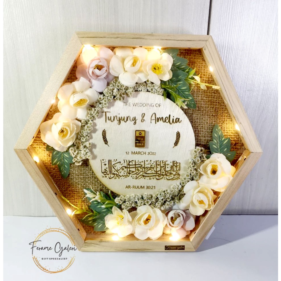 Lucky13 - Double Flower Mahar pernikahan express by Ferame Galeri Rustic