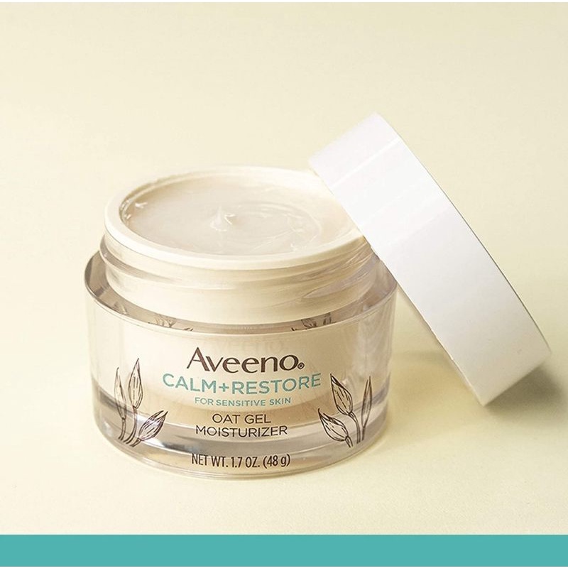 Aveeno Calm Restore Oat Gel Facial Moisturizer 48 Gr