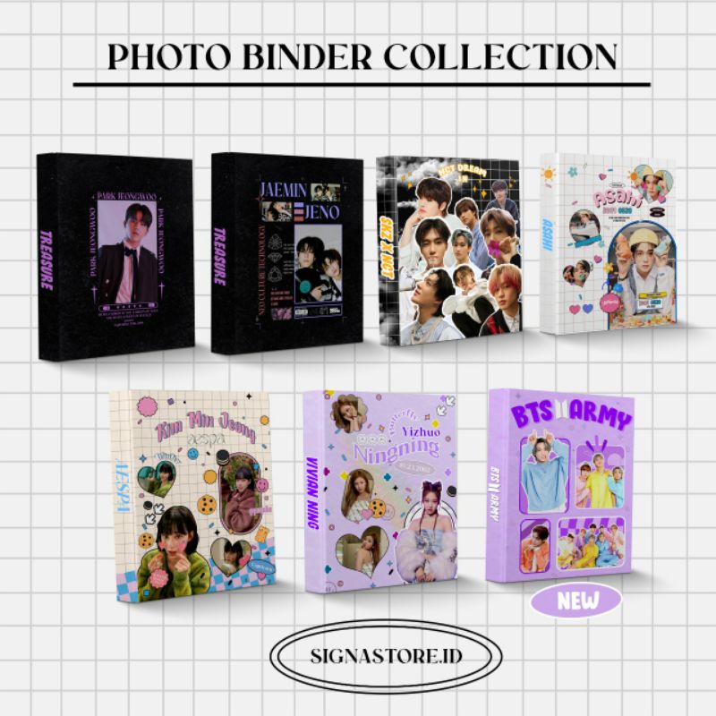 READY CUSTOM COLECTION BOOK / BINDER PHOTOCARD/POSTCARD KPOP CUSTOM A5