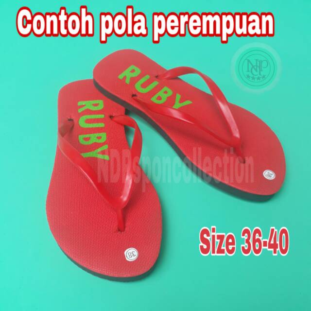 PROMO SANDAL NAMA ( CUSTOM )