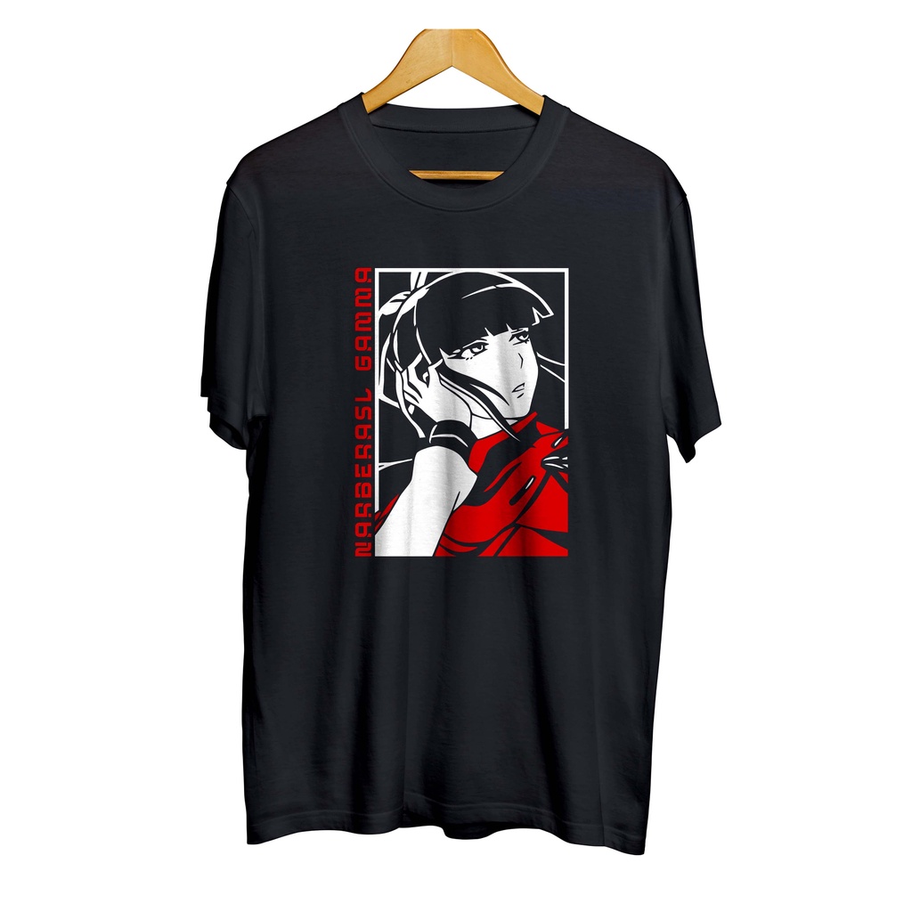 Kaos distro anime NARBERAL GAMMA - OVERLORD material cotton combed 30s