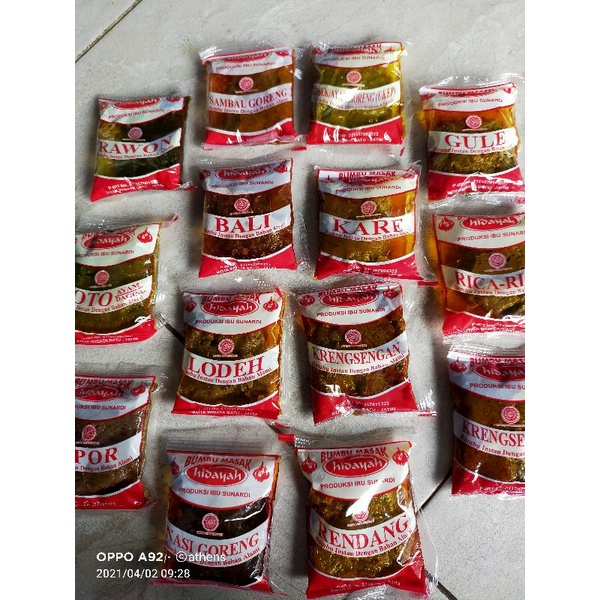 

bumbu masak instan hidayah