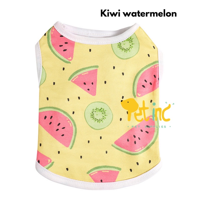 kiwi watermelon super soft tee