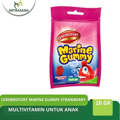 

Cerebrofort Marine Gummy Strawberry Sachet