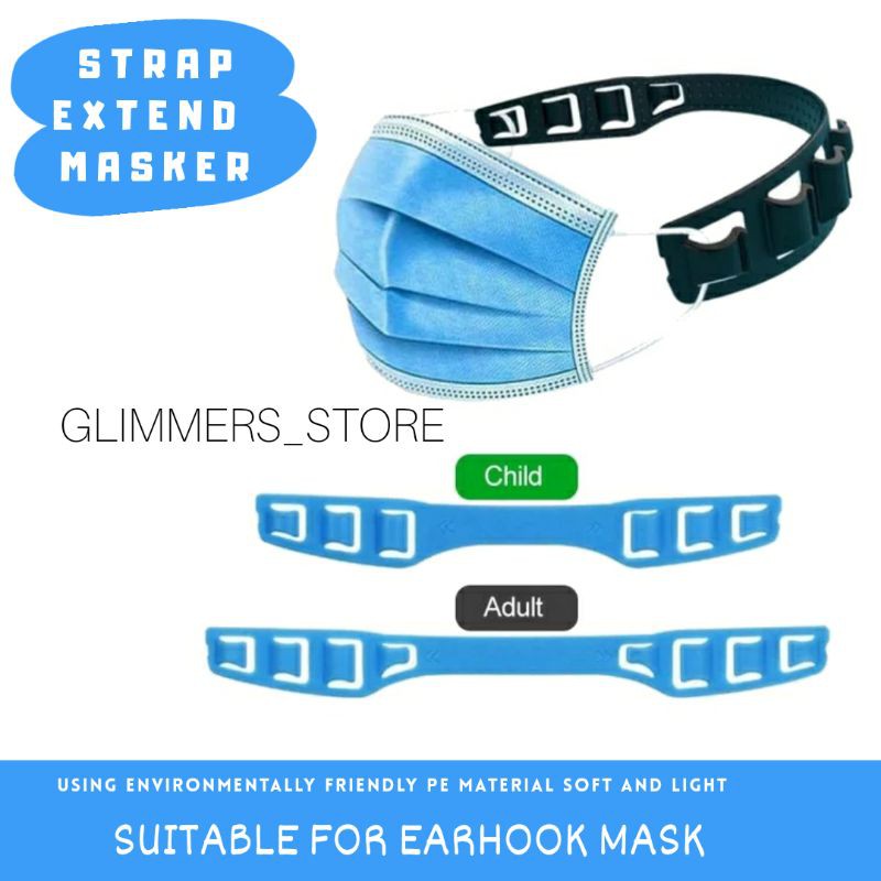 connector masker anak dan dewasa/connector masker hijab