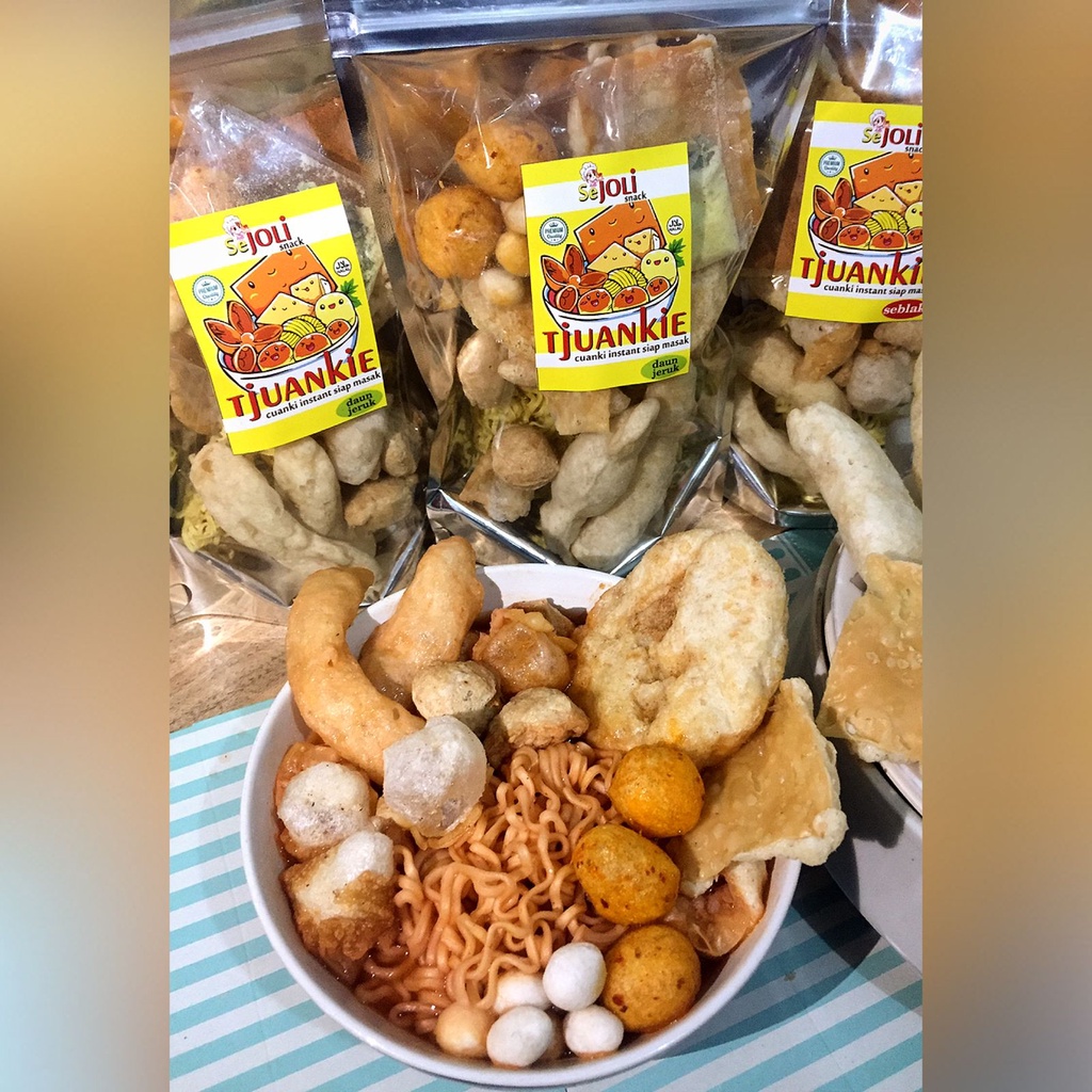 

BUNDLING BUY 5 GET 1 TJUANKIE - CUANKI INSTANT SEJOLI SNACK