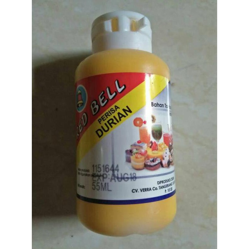 

31.87-Kue- Perisa/Pasta Durian+Red Bell 55Ml+Untuk Perisa Jus Dan Kue -Terlengkap-Termurah-Dijamin.