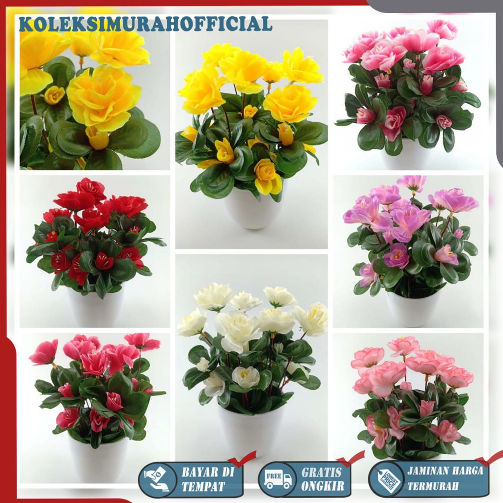 COD BUNGA PLASTIK BUNGA PAJANGAN IMITASI BUNGA ARTIFISIAL BUNGA MAWAR  TANAMAN HIAS  BR2211