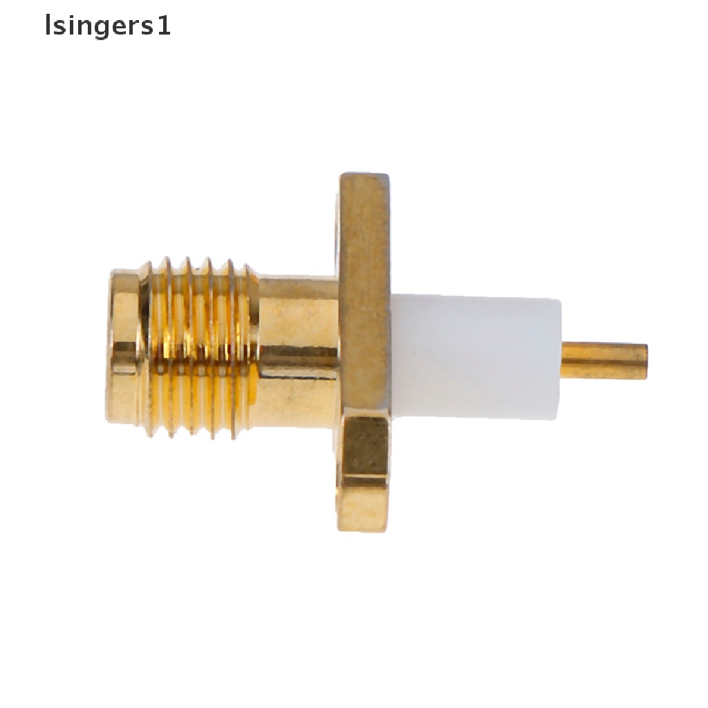 (lsingers1) Soket Jack SMA Female PTFE Dengan 2 Lubang