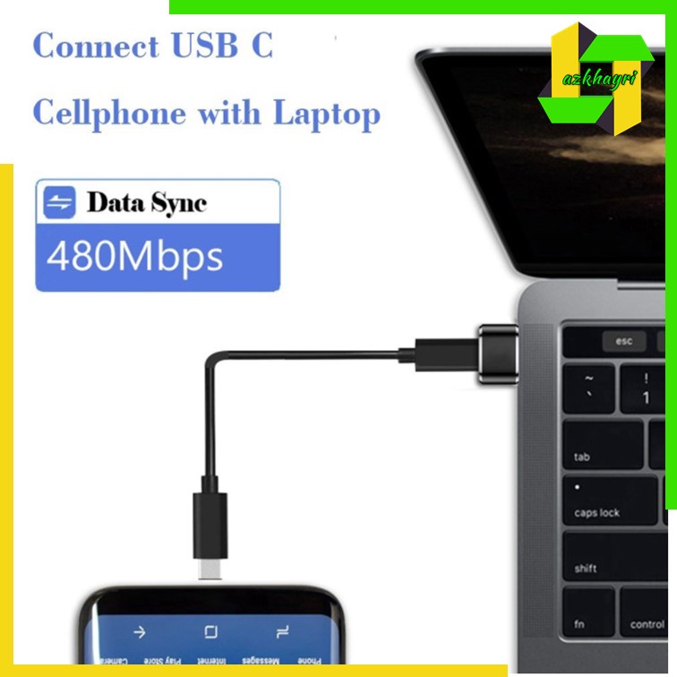 USB Male to USB3.1 Type C Female Converter Adapter Connector Android Iphone