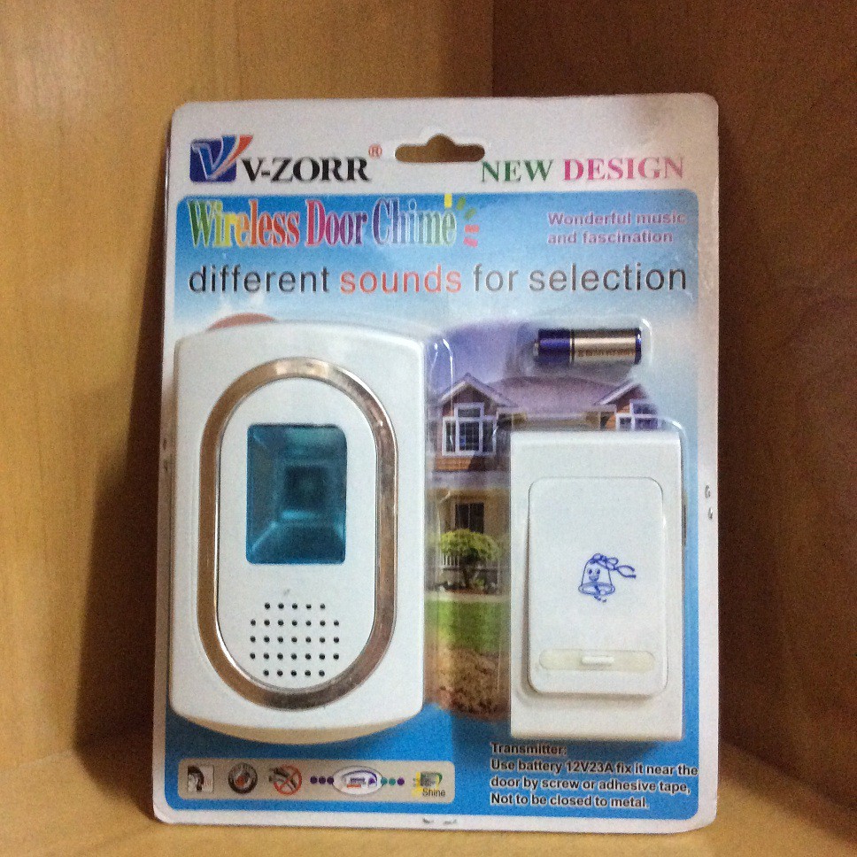 Wireless Door Chime / Bel Pintu V-ZORR