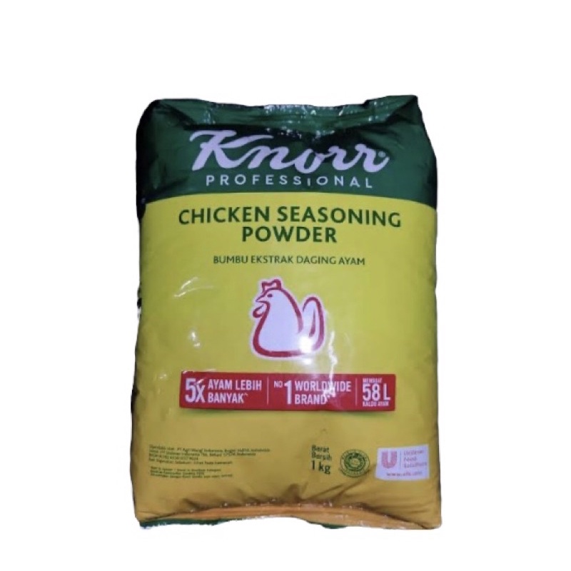 

KNORR Chicken powder 1kg Kaldu penguat rasa Ayam kaldu ayam