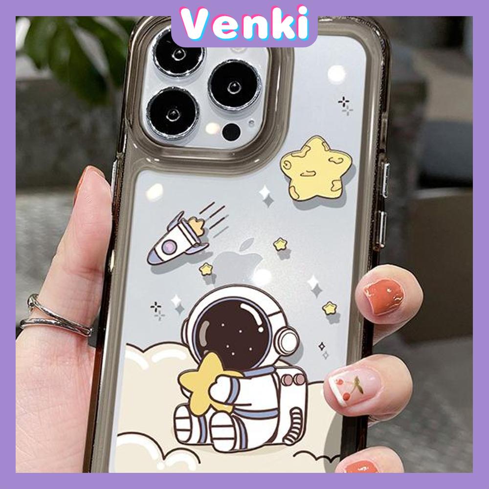 iPhone Case HD Acrylic High Quality Hard Case Metal Button Protection Camera Shockproof Astronaut Cute Compatible For iPhone 14 Pro Max 13 Pro Max 12 Pro Max 11 Pro Max xr xs max