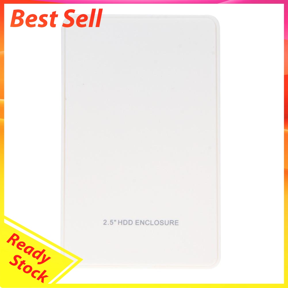 2.5in USB 2.0 SATA Hd Box HDD Hard Drive External Enclosure Case