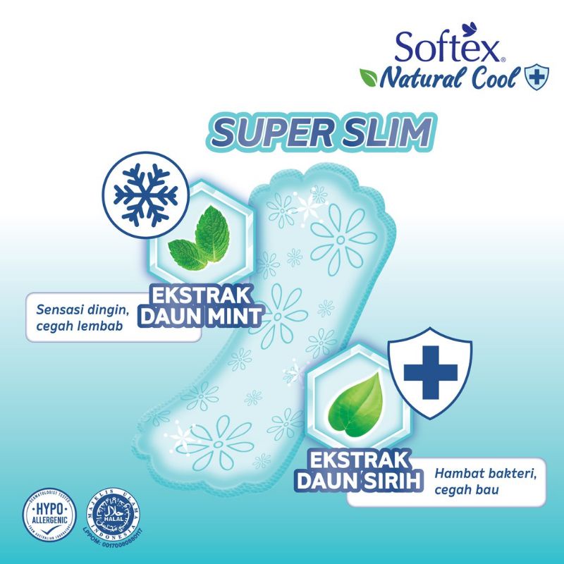 SOFTEX SUPER SLIM NATURAL COOL