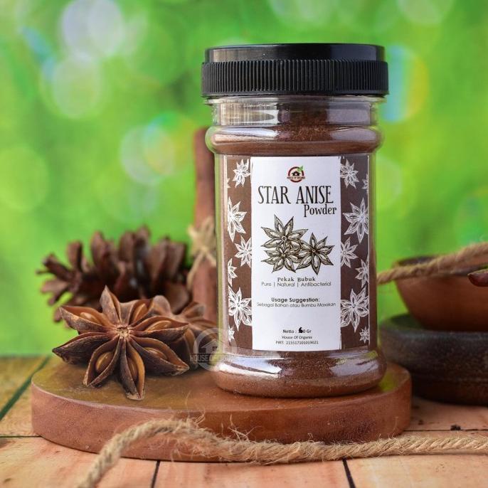 

House Of Organix Star Anise / Pekak /Bunga Lawang 60 Gr