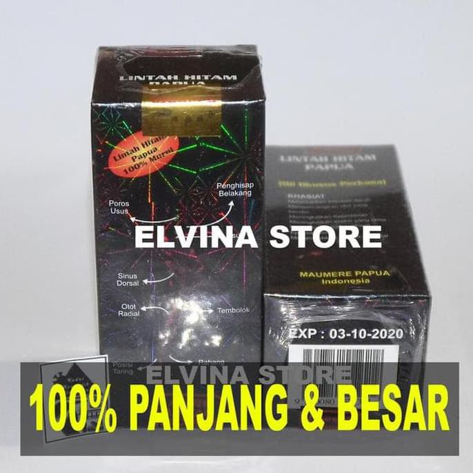 PEMBESAR KELAMIN SUPER PREMIUM!! MINYAK LINTAH HITAM PAPUA ORIGINAL!!