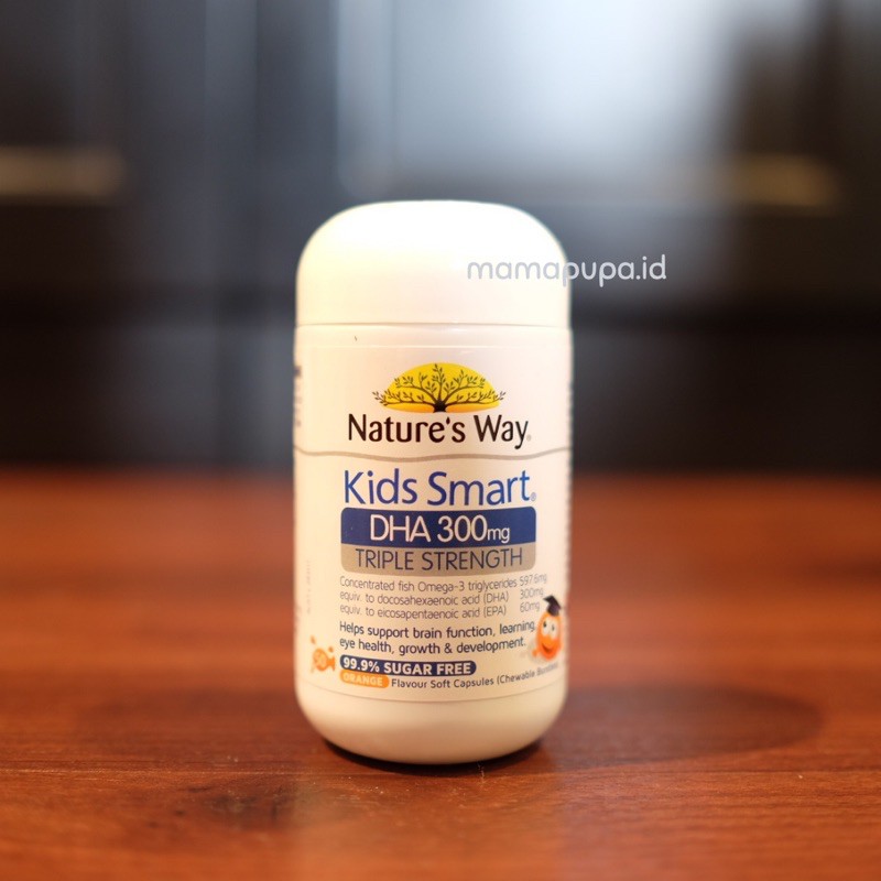 Nature’s Way (Natures way) Kids Smart DHA 300mg Triple Strength (50)