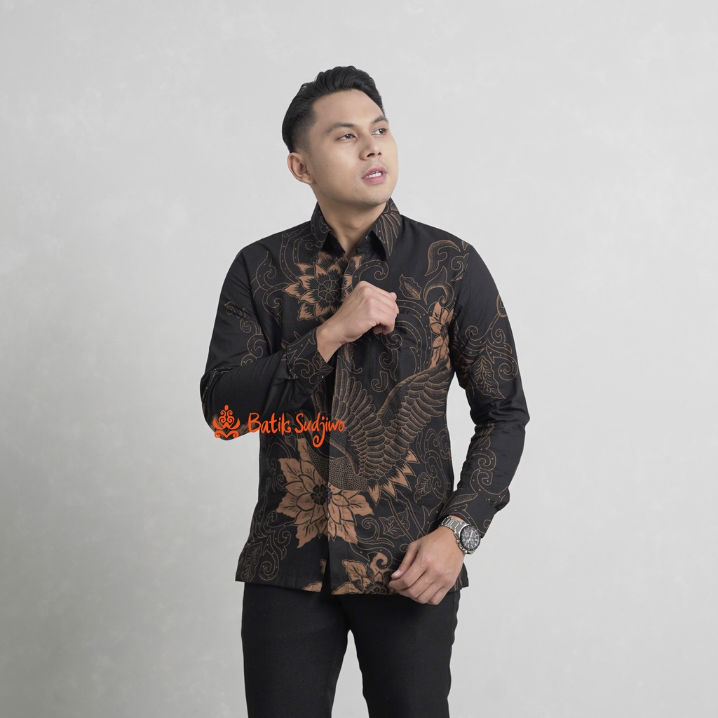 Atasan Kemeja Batik Pria Slimfit 1068