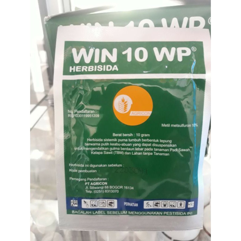 Jual Win 10wp Herbisida 10gr Obat Rumput Padi Indonesia Shopee Indonesia