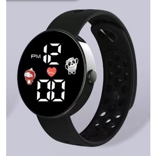 JAM TANGAN DIGITAL ANTI AIR MURAH RAINBOW WATCH KARET SPORT LED PRIA WANITA COUPLE HIGH QUALITY COD-2