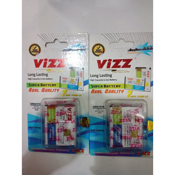 Baterai Batre Vizz Samsung Galaxy Wonder i8150 S5820 Double Power Ori