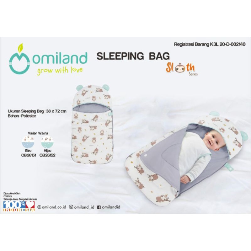 Omiland Sleeping Bag Sloth Series