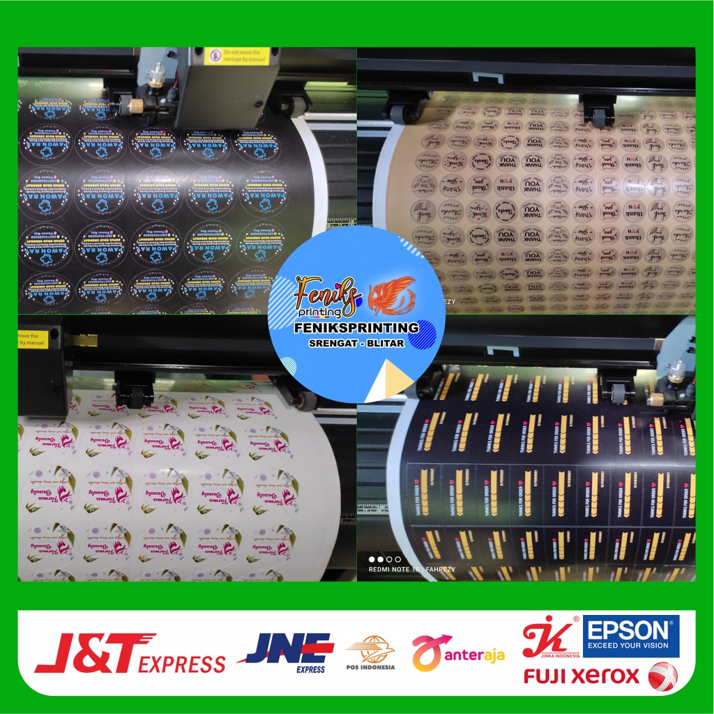 

Cetak Stiker Bontak Glossy / Chromo Glossy A3+