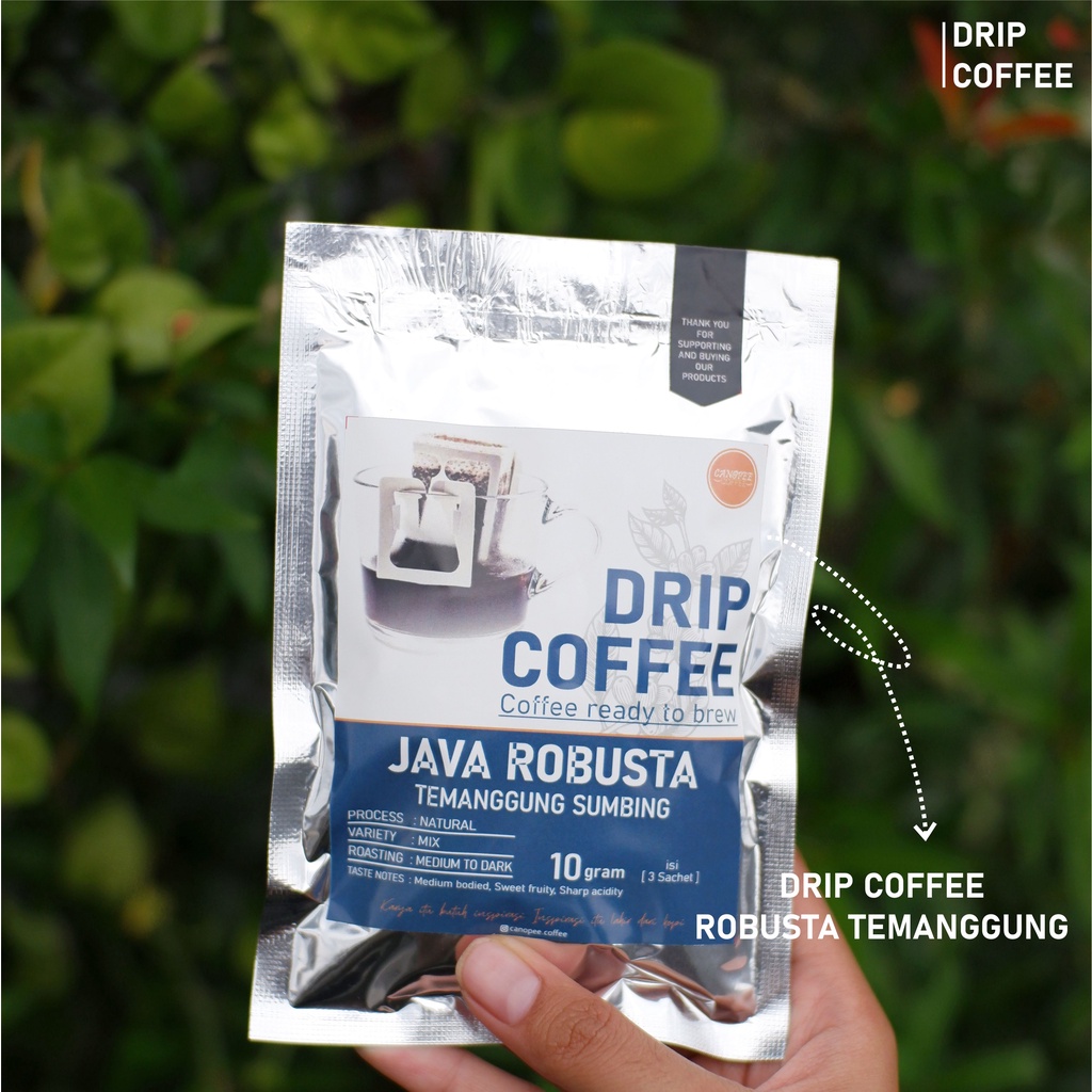 

Paket 3 Drip Kopi "JAVA ROBUSTA TEMANGGUNG" - KOPI SIAP SEDUH