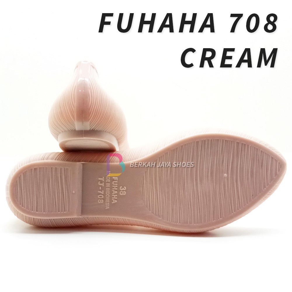 Sepatu Wanita - Sepatu Karet Wanita  - Sepatu Flat Shoes Karet Wanita Fuhaha 708 Varian Warna