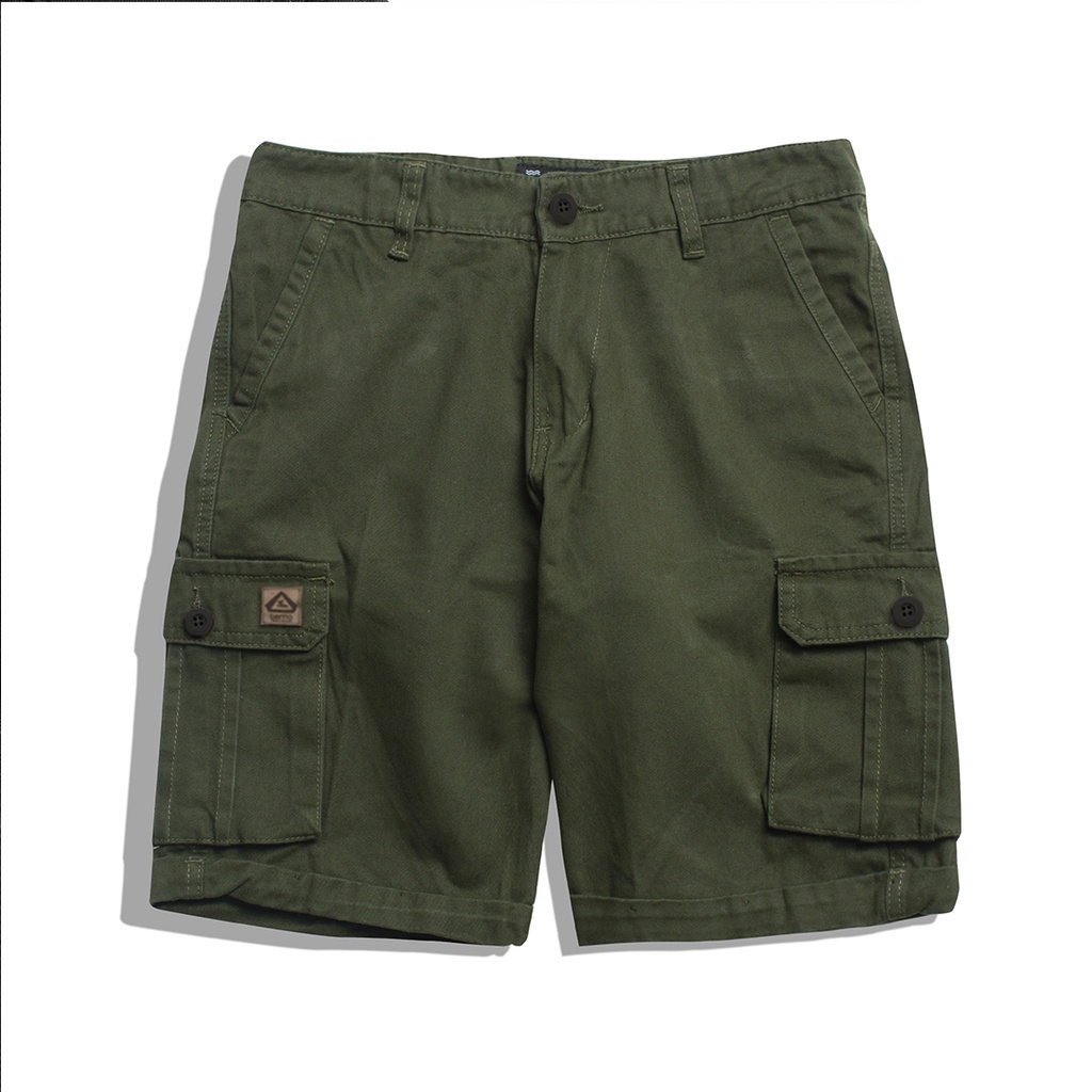 Dritto Short Pants Cargo - Celana Cargo Pendek Unisex - Army