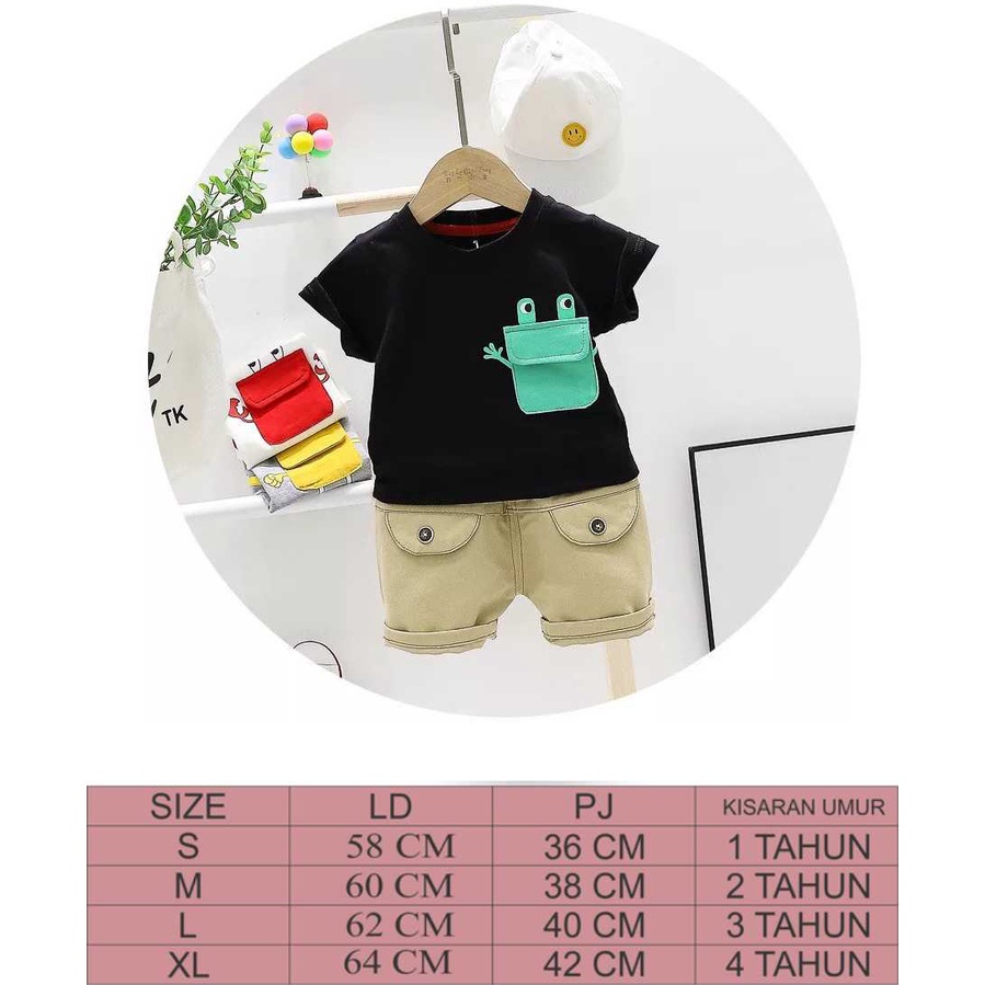 SETELAN BAJU ANAK LAKI LAKI (LUPIN) 1-4 TAHUN/ WIKEN STORE-2