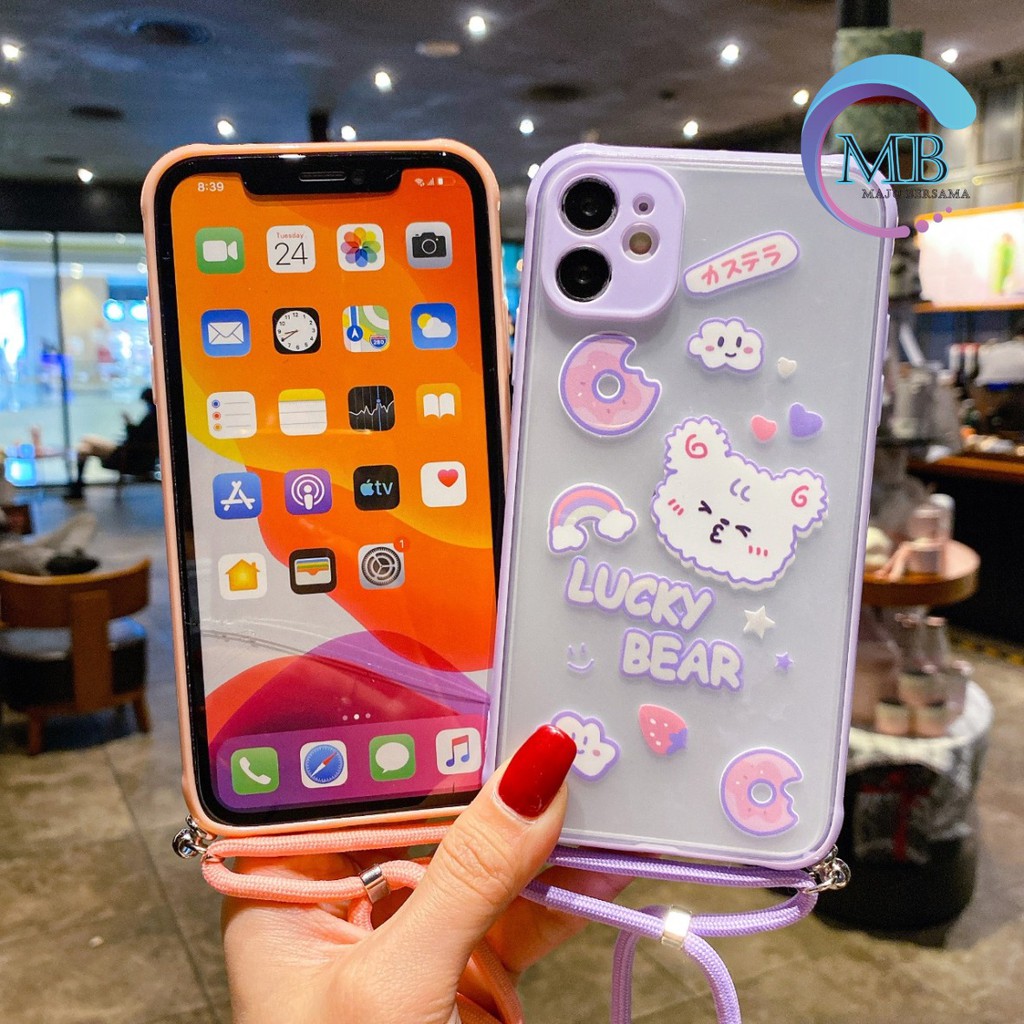 SS181 CASE Slingcase Tali Lanyard Oppo A9 A5 2020 A31 A8 A52 A92 A53 A33 Reno 4 4f A15 A1k MB1327