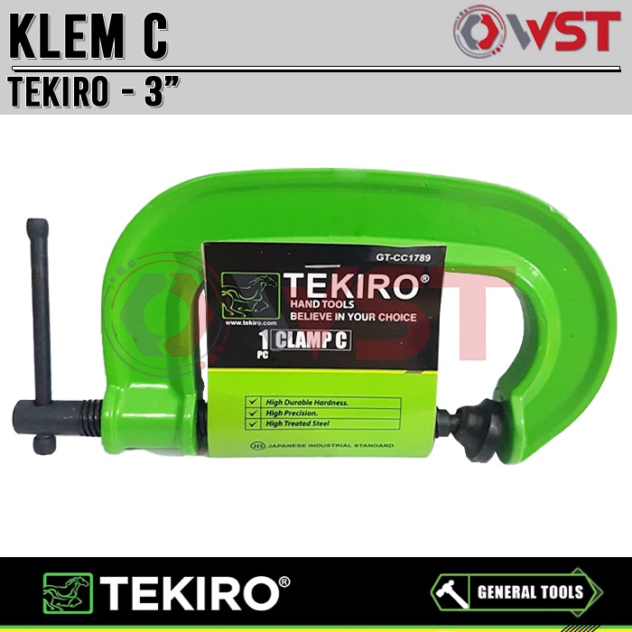 Tekiro Klem C 3" / Catok C 3Inch / Clamp C 3 Inch
