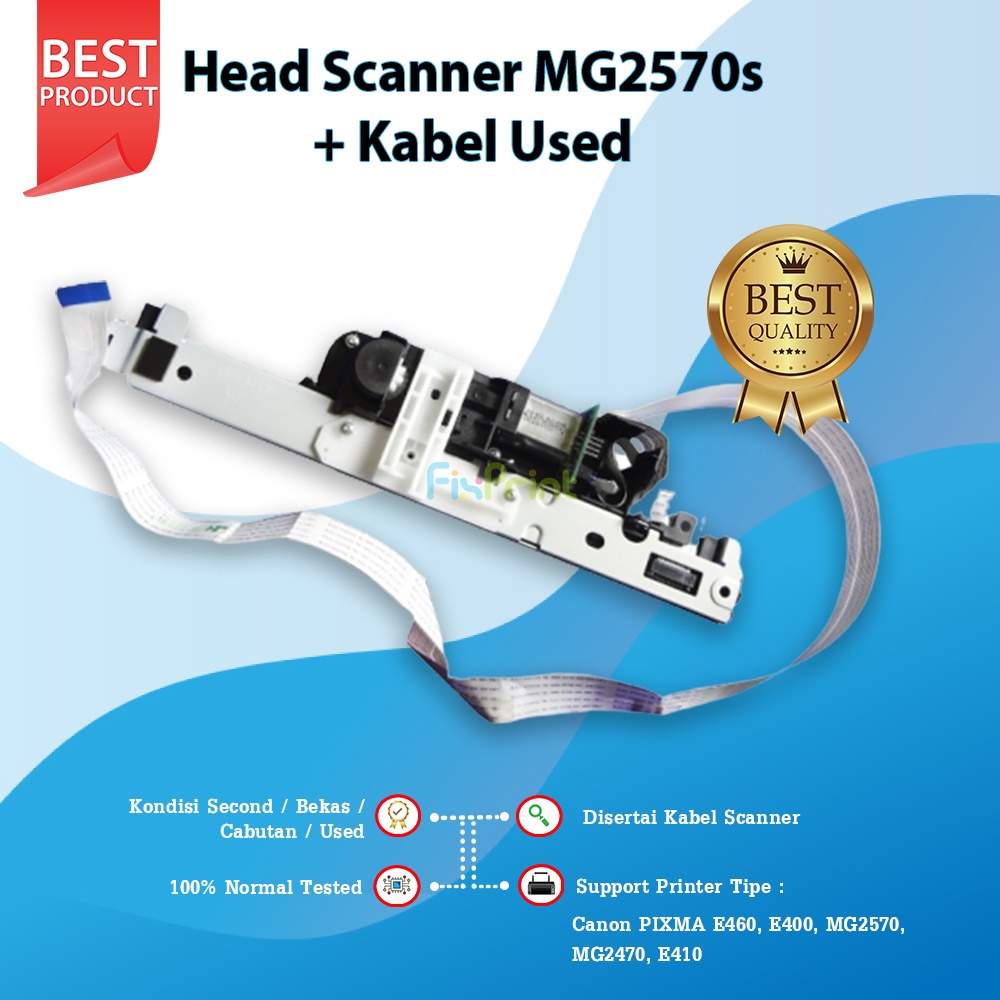 Head Scanner Printer Canon E460 MG2570 MG2570s MG2470 E400 E410 + Kabel Flexible Scanner Assy Used
