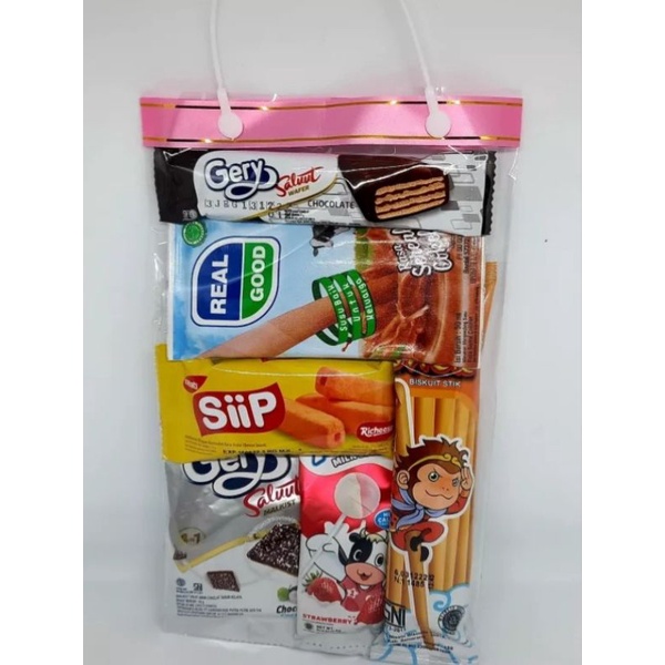 Paket Snack Ulang Tahun Paket Hemat Bingkisan Snack Ultah Paket Premium Free Card