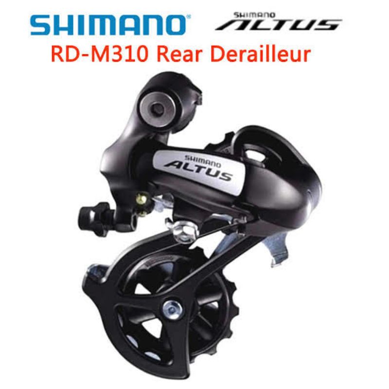 RD bleyer leter s operan gigi belakang Shimano Altus M310 7/8sp Rear Derailleur 7/8 speed